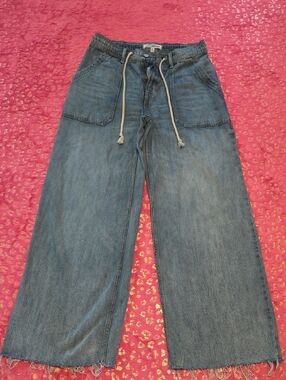 Lucky Brand Light Blue Drawstring Denim Jeans
